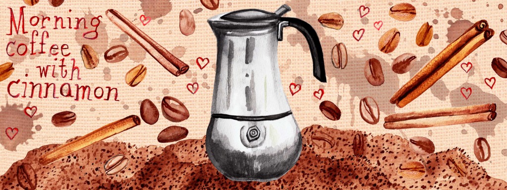 Coffee with cinnamon by Shoshannah Scribbles